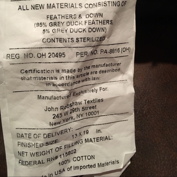 John Robshaw Pillow Metallic Gunmetal Gray Beading - Picture 5 of 6